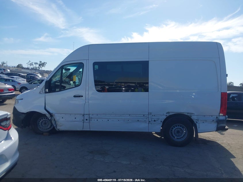 2019 Mercedes-Benz Sprinter 2500 High Roof V6 VIN: WD4PF0CD3KT003820 Lot: 45640119