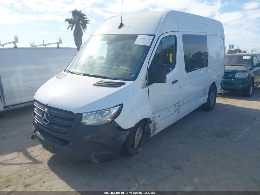 2019 Mercedes-Benz Sprinter 2500 High Roof V6 VIN: WD4PF0CD3KT003820 Lot: 45640119