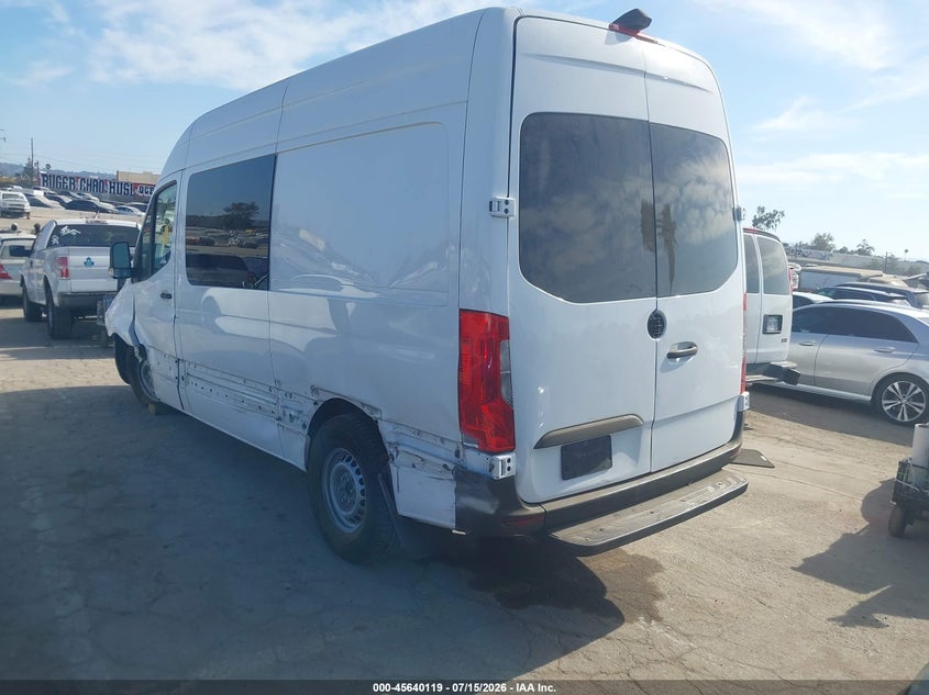 2019 Mercedes-Benz Sprinter 2500 High Roof V6 VIN: WD4PF0CD3KT003820 Lot: 45640119