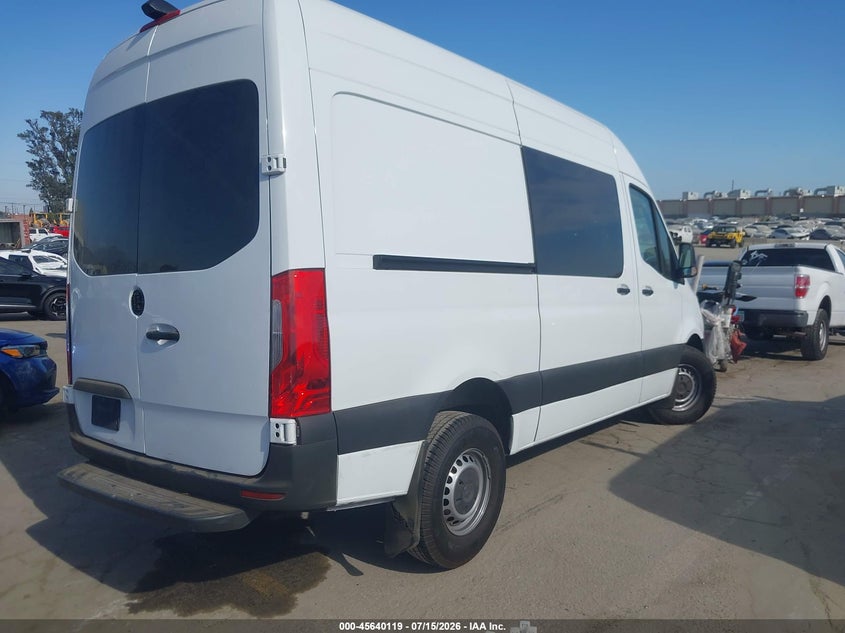 2019 Mercedes-Benz Sprinter 2500 High Roof V6 VIN: WD4PF0CD3KT003820 Lot: 45640119