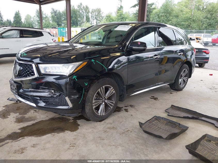 2017 Acura Mdx VIN: 5J8YD4H34HL002813 Lot: 45640126