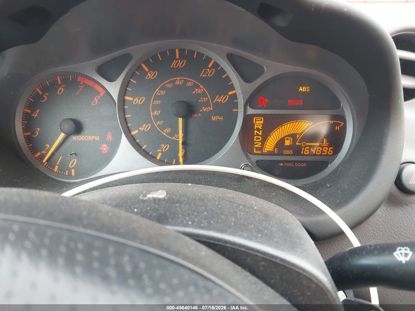 2000 Toyota Celica Gt VIN: JTDDR32T9Y0039942 Lot: 45640146