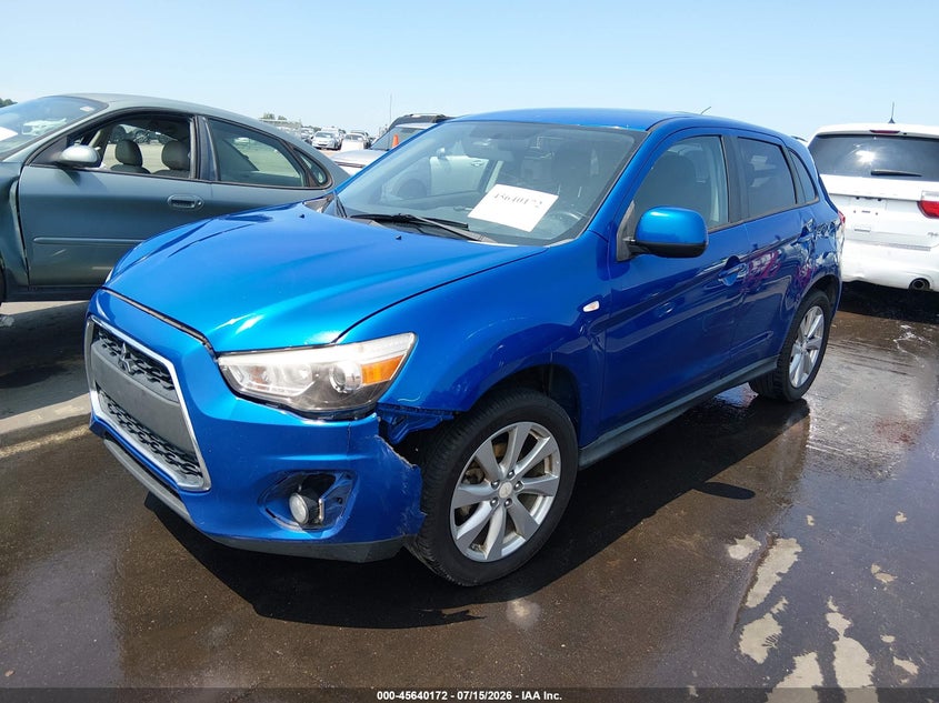 Vin: 4a4ap3awxfe057315, lot: 46138688, mitsubishi outlander sport es 20152