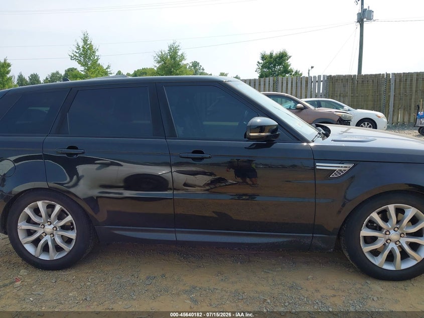 2016 Land Rover Range Rover Sport 3.0L V6 Supercharged Hse VIN: SALWR2PF4GA664126 Lot: 45640182