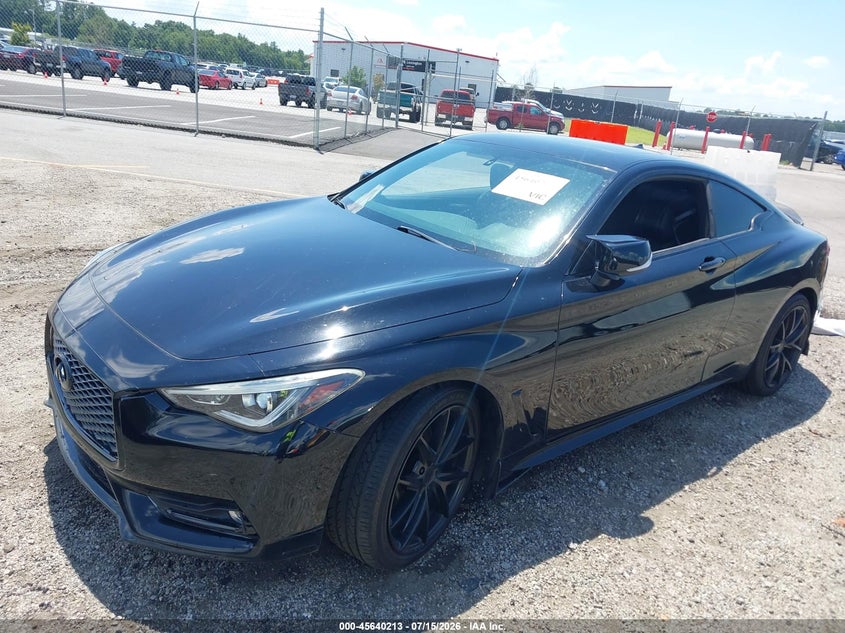 Vin: jn1ev7el0hm551278, lot: 46138729, infiniti q60 3.0t premium 20172