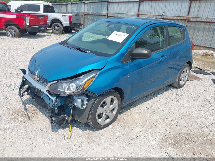 2019 Chevrolet Spark, Удар спереди, IAAI, VIN KL8CB6SA9KC717166 — фото 2