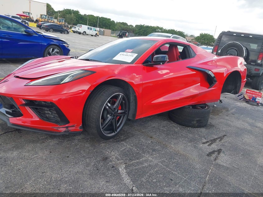 Vin: 1g1ya3d44r5104658, lot: 46138777, chevrolet corvette stingray rwd  1lt 20242