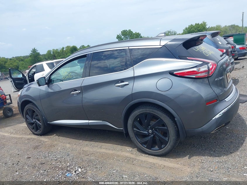 2017 Nissan Murano Platinum VIN: 5N1AZ2MH3HN156386 Lot: 45640326