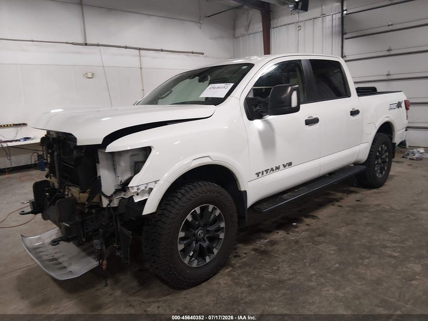 Vin: 1n6aa1e50kn520942, lot: 46138872, nissan titan pro-4x 20192