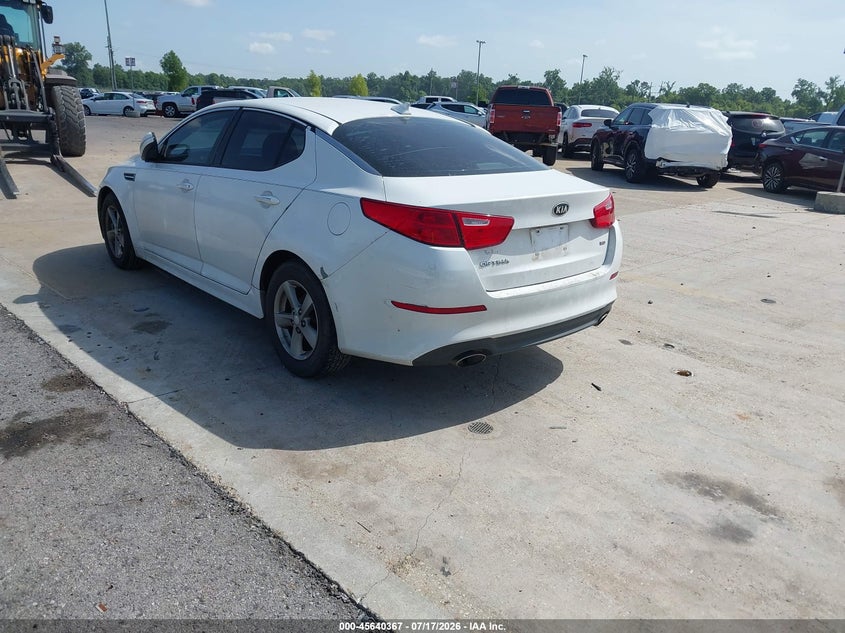 Vin: 5xxgm4a75fg374956, lot: 46138887, kia optima lx 20153