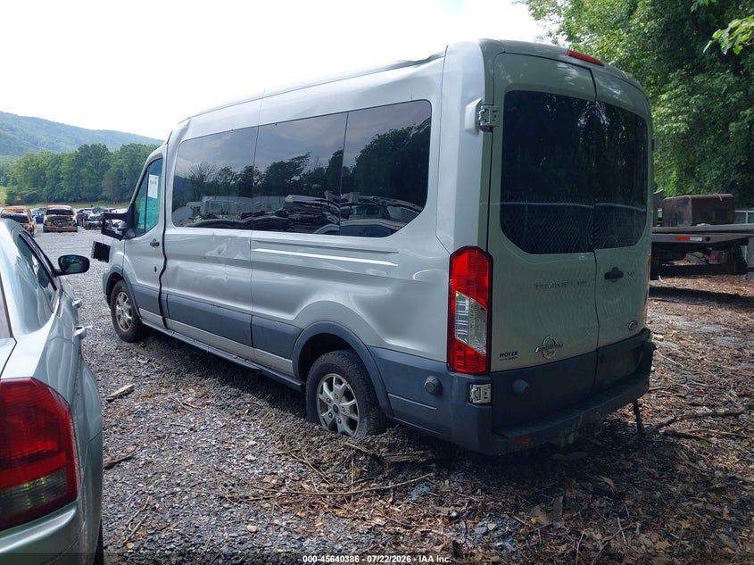 Vin: 1fbax2cv4fka10003, lot: 46138907, ford transit-350 xlt 20153