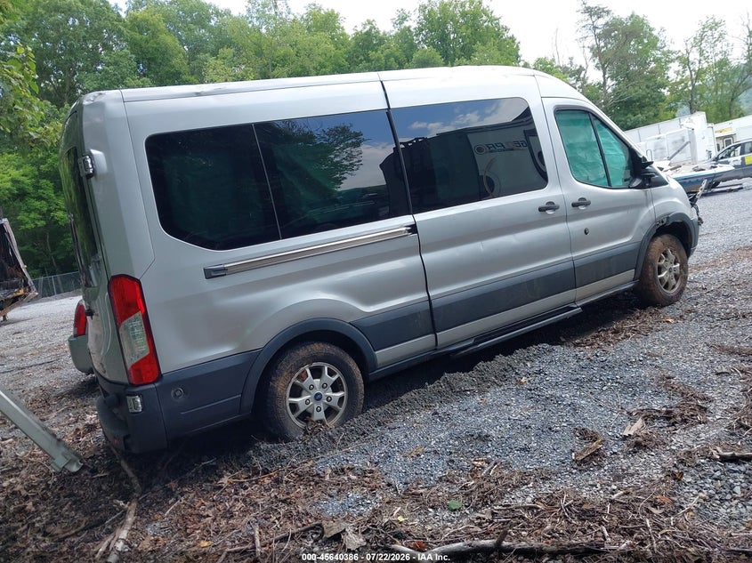 Vin: 1fbax2cv4fka10003, lot: 46138907, ford transit-350 xlt 20154