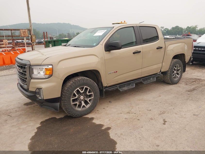 Vin: 1gtg6fen8n1145583, lot: 46138937, gmc canyon 4wd  short box at4 - leather 20222