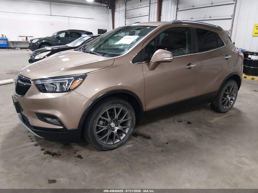 Vin: kl4cj1sb3kb782326, lot: 46138951, buick encore fwd sport touring 20192