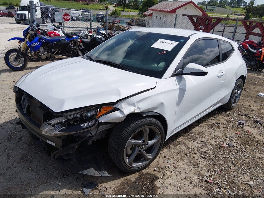 2019 Hyundai Veloster 2.0 VIN: KMHTG6AF1KU009943 Lot: 45640440