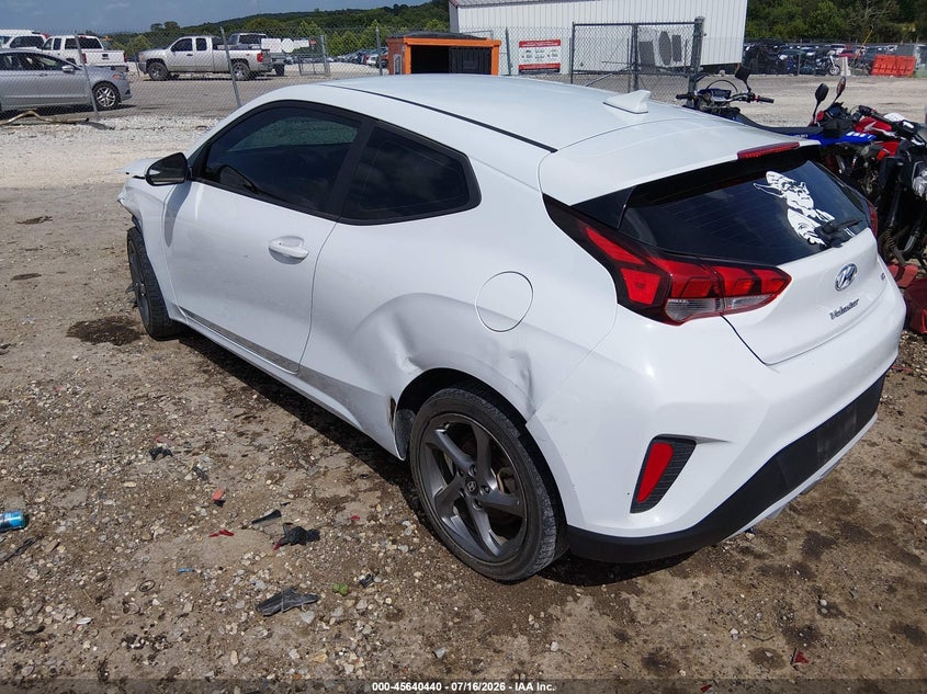 2019 Hyundai Veloster 2.0 VIN: KMHTG6AF1KU009943 Lot: 45640440