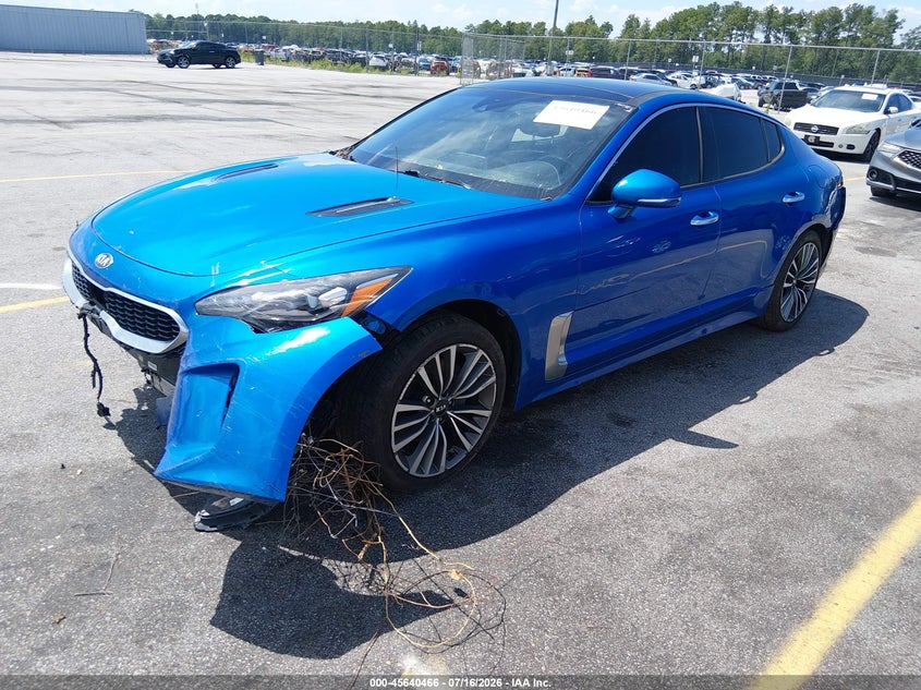 Vin: knae25la6j6041004, lot: 46138989, kia stinger premium 20182