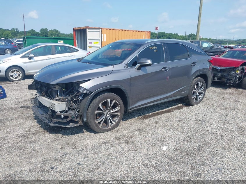 Vin: 2t2bgmca1jc027601, lot: 46139045, lexus rx 450h 20182