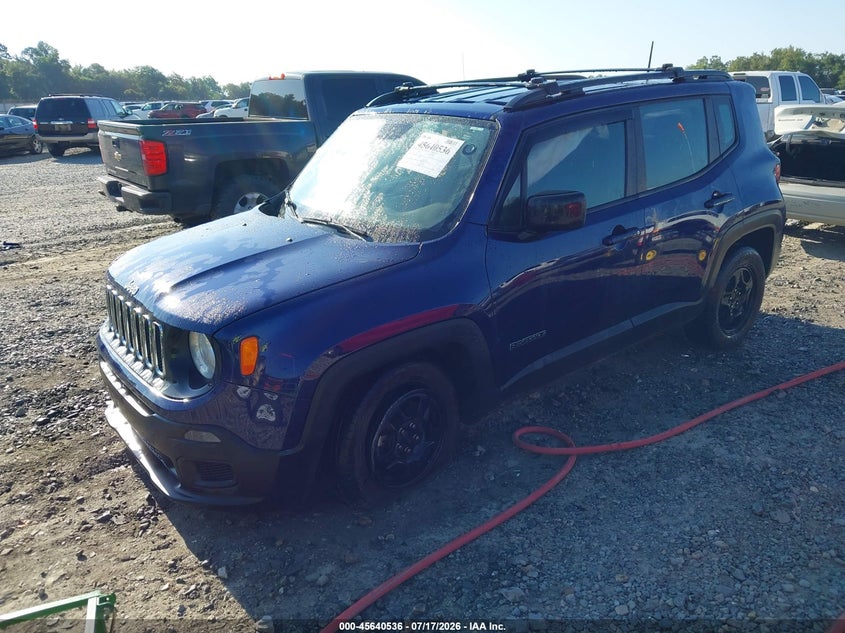 2018 Jeep Renegade Sport Fwd VIN: ZACCJAAB6JPG96777 Lot: 45640536