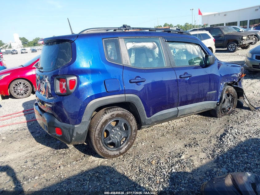 2018 Jeep Renegade Sport Fwd VIN: ZACCJAAB6JPG96777 Lot: 45640536