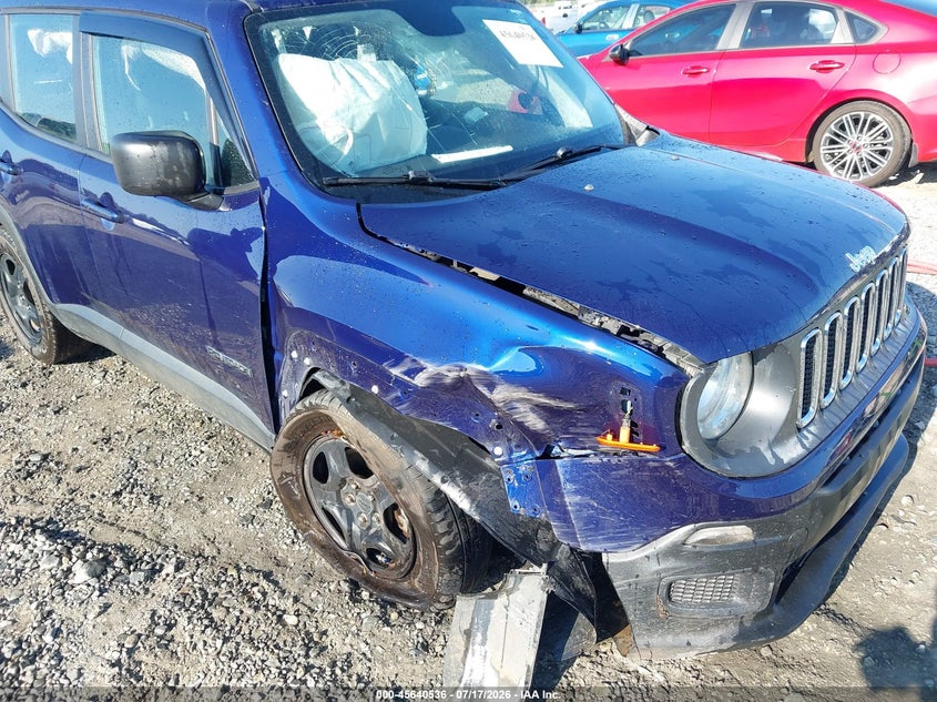 2018 Jeep Renegade Sport Fwd VIN: ZACCJAAB6JPG96777 Lot: 45640536