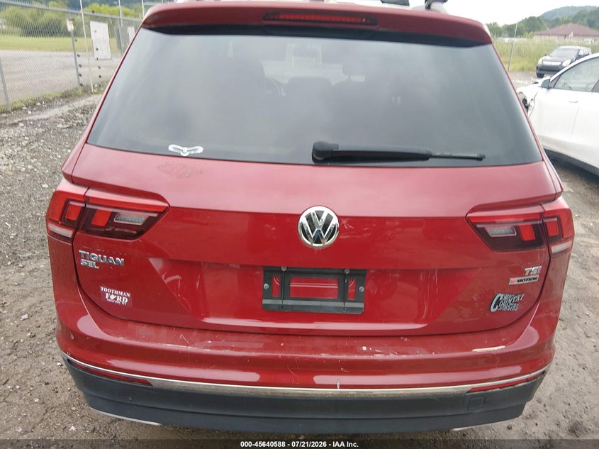 2018 Volkswagen Tiguan 2.0T Se/2.0T Sel VIN: 3VV2B7AX0JM144414 Lot: 45640588