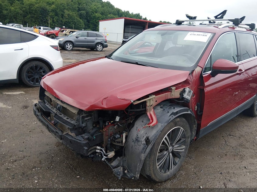 2018 Volkswagen Tiguan 2.0T Se/2.0T Sel VIN: 3VV2B7AX0JM144414 Lot: 45640588