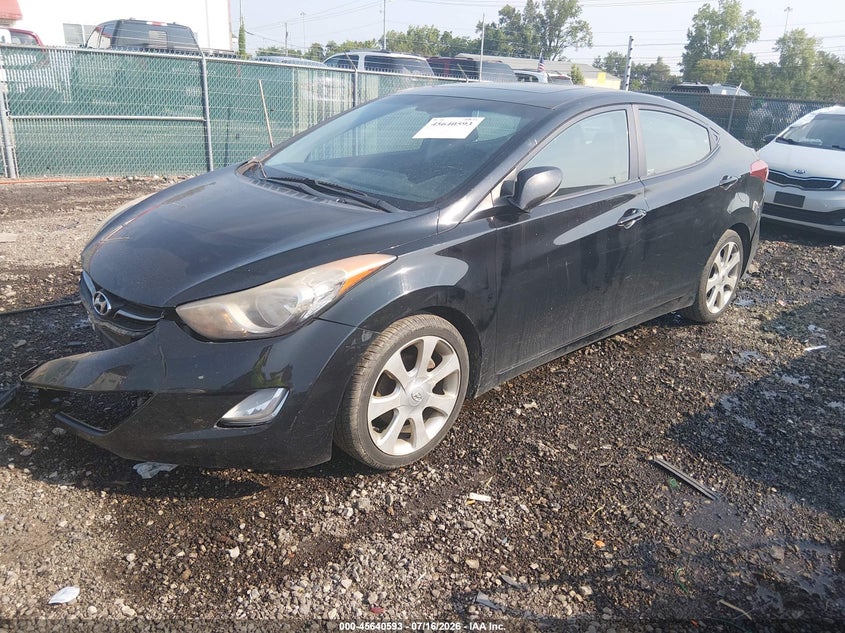 2011 Hyundai Elantra, Удар спереду, IAAI, VIN KMHDH4AE2BU108980 — фото 2