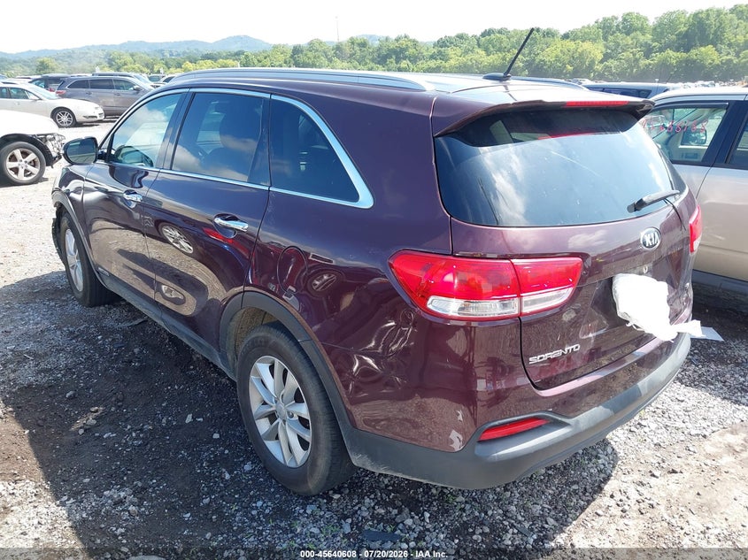 2018 KIA SORENTO auction photo 3