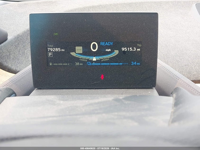 2015 BMW I3 Base W/Range Extender VIN: WBY1Z4C50FV500727 Lot: 45640620