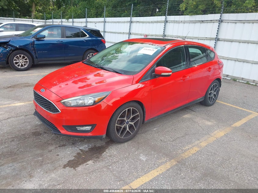 Vin: 1fadp3m23hl299011, lot: 46139149, ford focus sel 20172