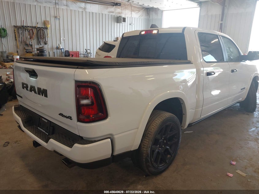 Vin: 3c6srfjpxt4185163, lot: 46139152, ram 1500 laramie  4x4 5'7 box 20264