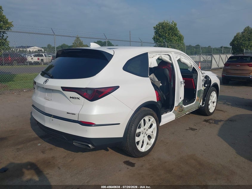 2024 Acura Mdx A-Spec VIN: 5J8YE1H07RL022640 Lot: 45640638