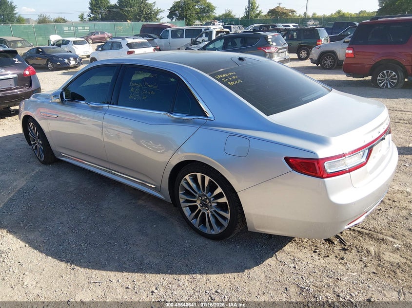2017 Lincoln Continental Reserve VIN: 1LN6L9NP8H5602554 Lot: 45640641