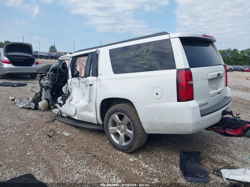 Vin: 1gnskhkc0hr401037, lot: 46139216, chevrolet suburban lt 20173
