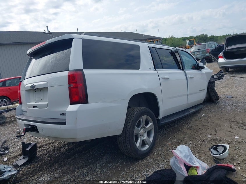 Vin: 1gnskhkc0hr401037, lot: 46139216, chevrolet suburban lt 20174