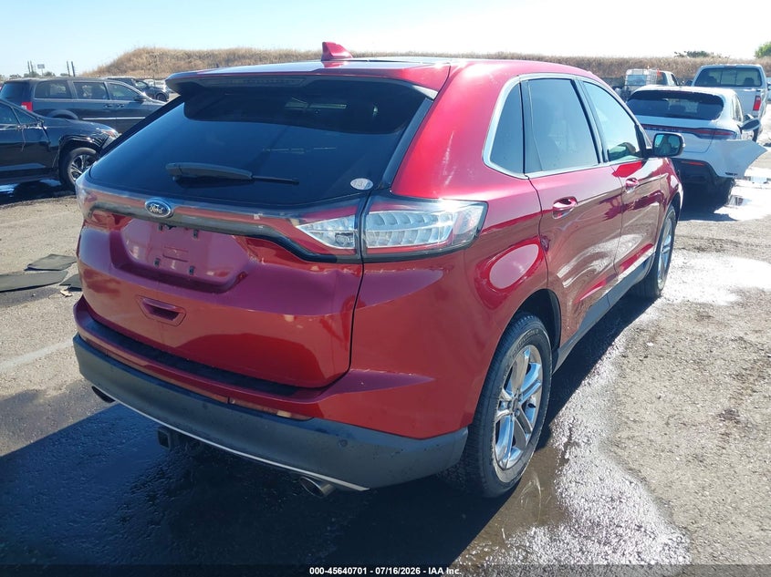 Vin: 2fmpk3j91gbb19185, lot: 46139224, ford edge sel 20164