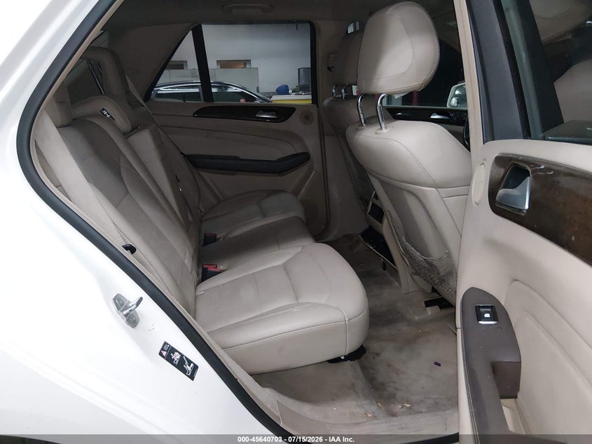 2012 Mercedes-Benz Ml 350 4Matic VIN: 4JGDA5HB1CA046156 Lot: 45640703
