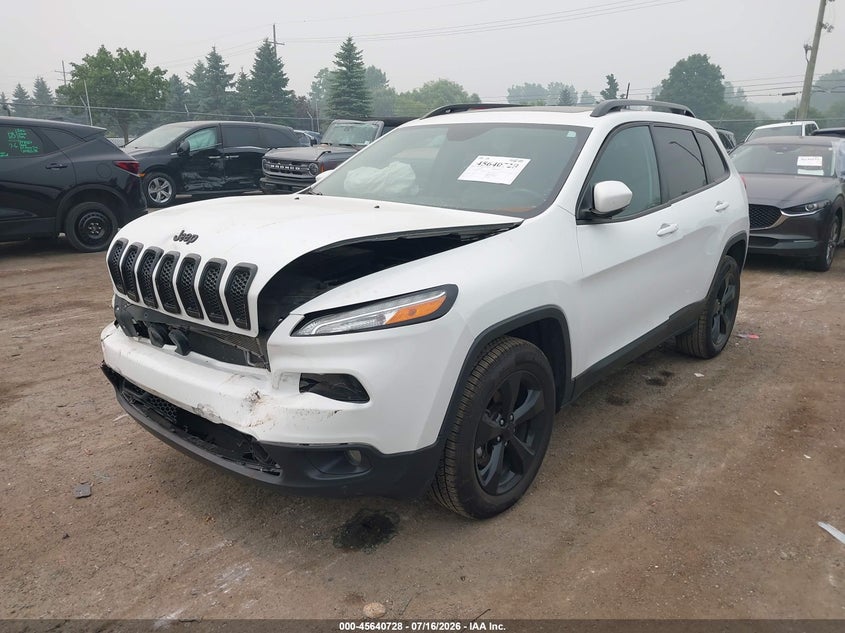 2017 Jeep Cherokee, Удар спереди, IAAI, VIN 1C4PJMDS6HW655156 — фото 2