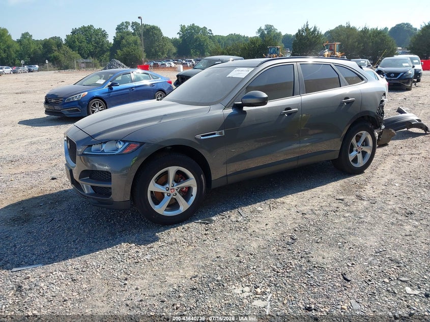 Vin: sadcj2fx8ja268837, lot: 46139261, jaguar f-pace 25t premium 20182
