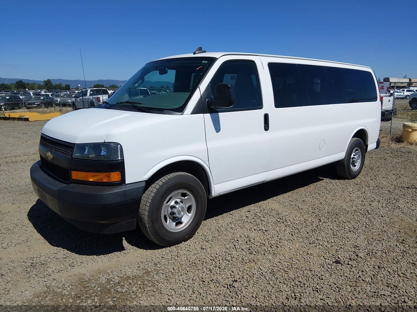 2020 Chevrolet Express Passenger Rwd 3500 Extended Wheelbase Ls VIN: 1GAZGNFP9L1266306 Lot: 45640755