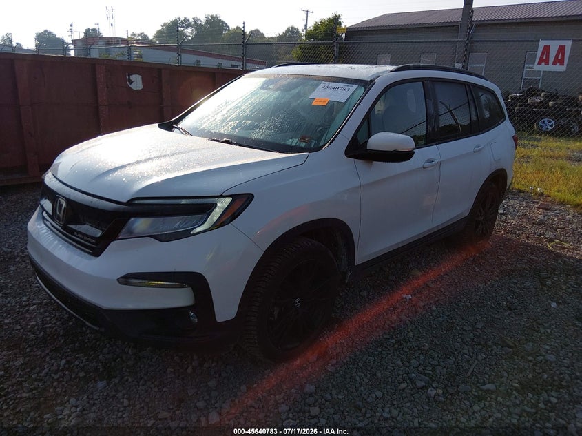 2021 Honda Pilot, Right Side, IAAI, VIN 5FNYF6H74MB050817 — photo 2