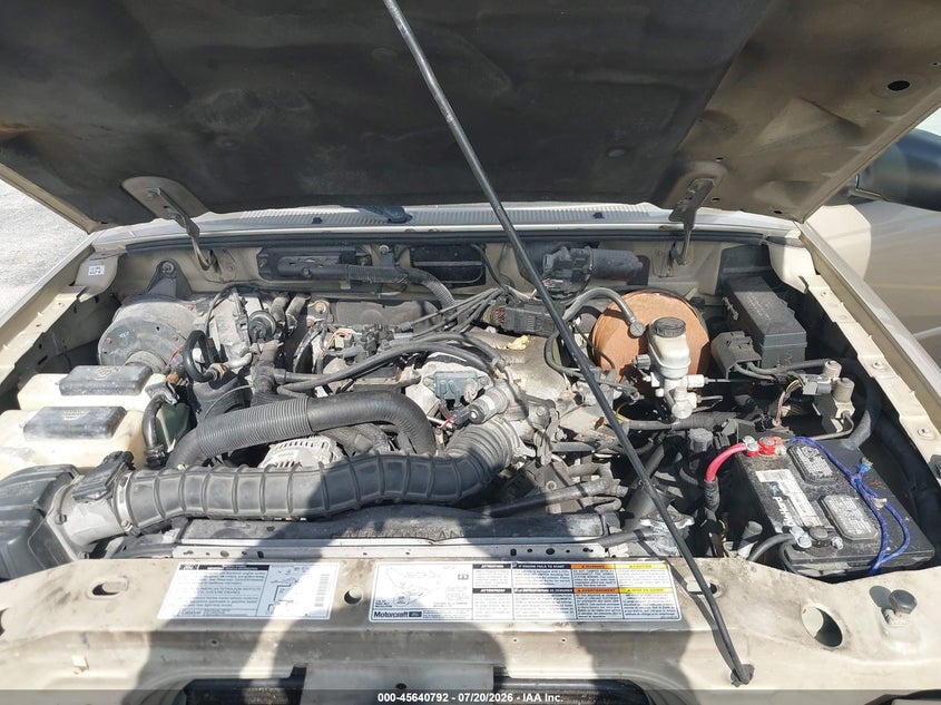 2000 Ford Ranger Xl/Xlt VIN: 1FTYR14VXYTA91695 Lot: 45640792