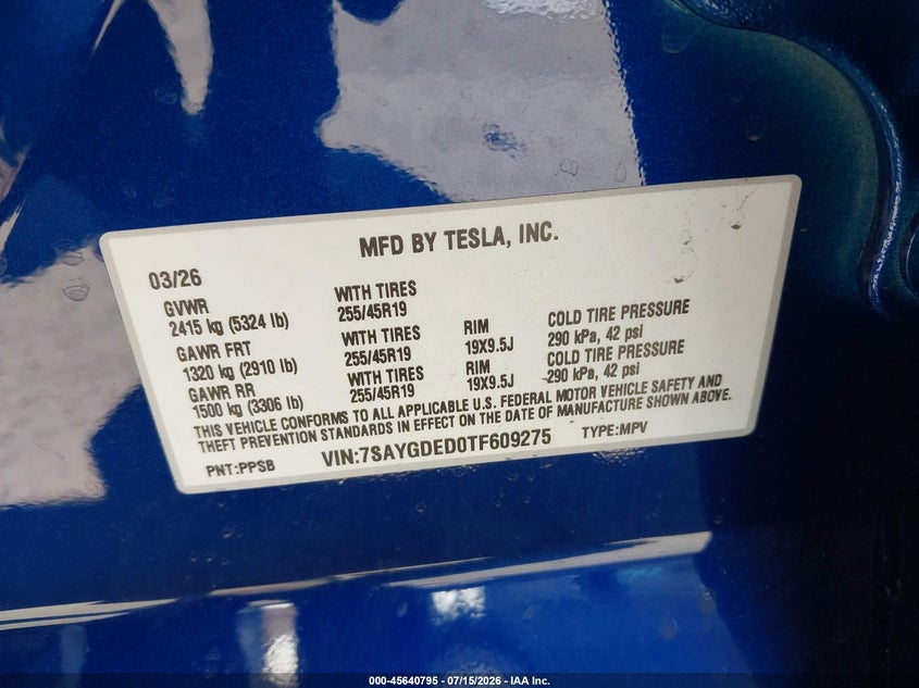 TESLA MODEL Y - zdjęcie 9