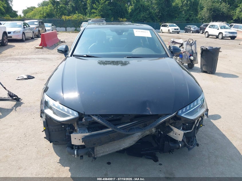 2020 Audi A4 Premium Plus 45 Tfsi Quattro S Tronic VIN: WAUENAF4XLA071242 Lot: 45640817