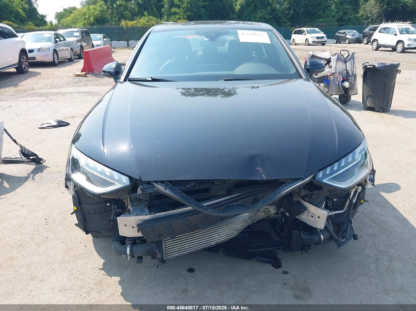 2020 Audi A4 Premium Plus 45 Tfsi Quattro S Tronic VIN: WAUENAF4XLA071242 Lot: 45640817