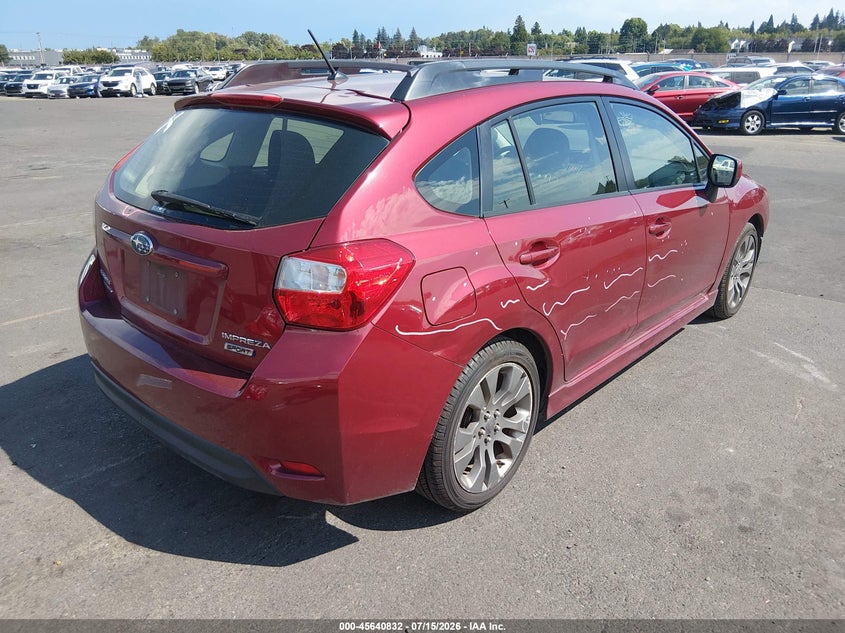 Vin: jf1gpal64e8237136, lot: 46139354, subaru impreza 2.0i sport premium 20144