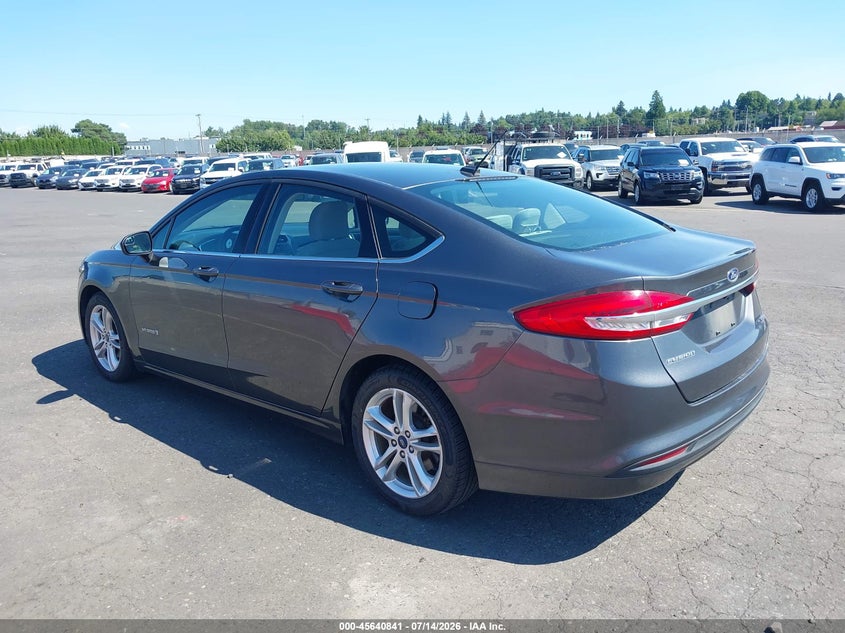 2018 FORD FUSION HYBRID auction photo 3