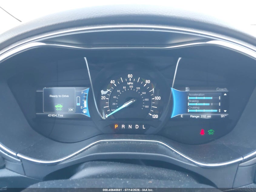 2018 FORD FUSION HYBRID auction photo 7