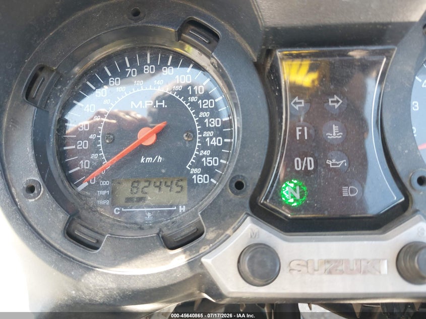 2002 Suzuki Dl1000 VIN: JS1VT53AX22101093 Lot: 45640865